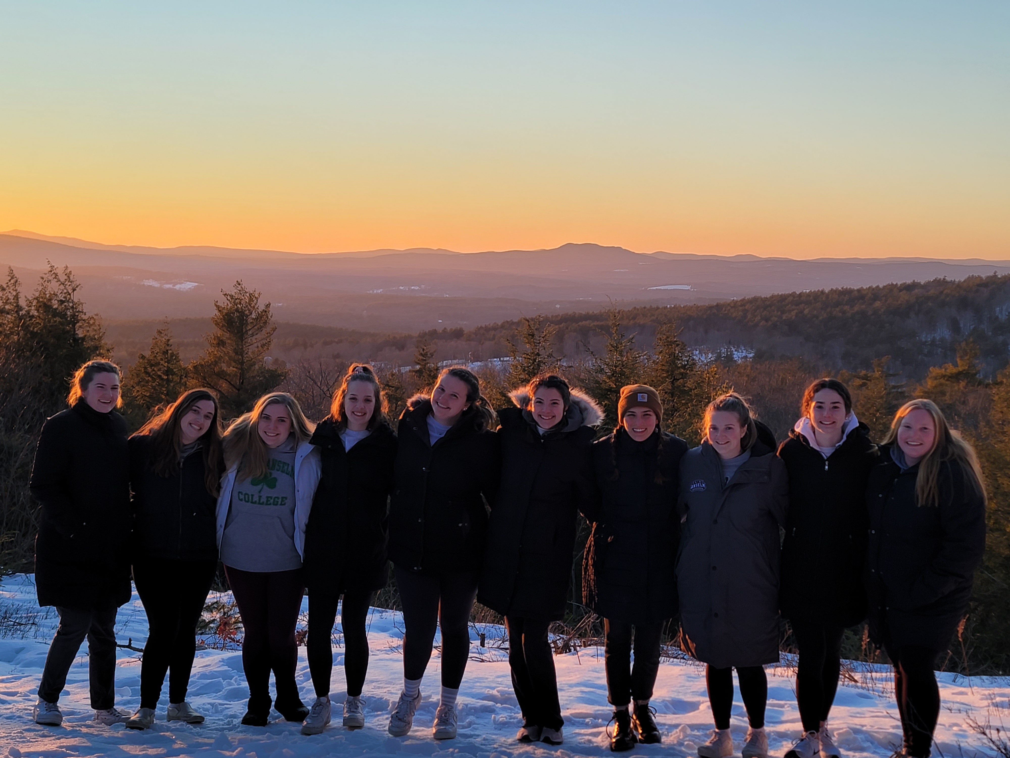 sunset picture from Anselmian BREAK trip 2022
