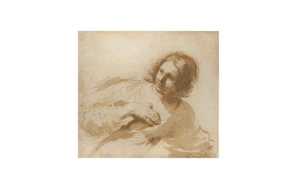 Study of a Woman with a Hand Held to her Breast,