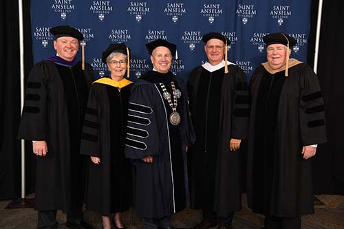 Honorary Degree Recipients with President DiSalvo