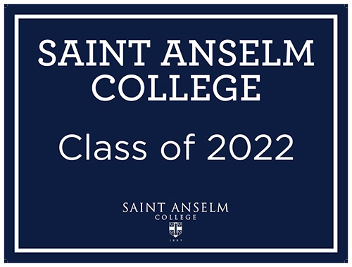 Class of 2022 yard sign