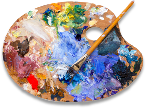 paint and paintbrush