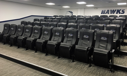 seating area for athletes