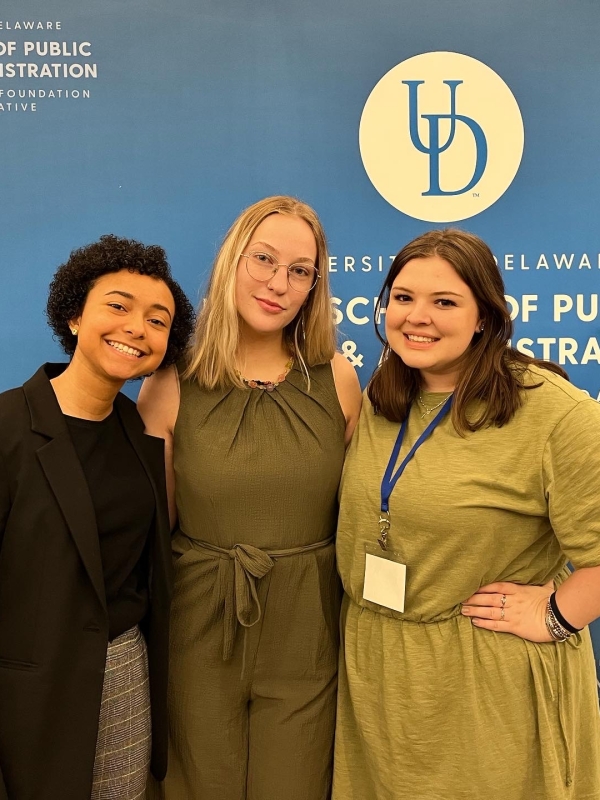 Student Ambassadors: Amani Clemons, Alyssa Stankevitz, and Emily Burns