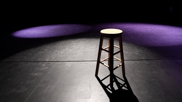 Stool on a stage