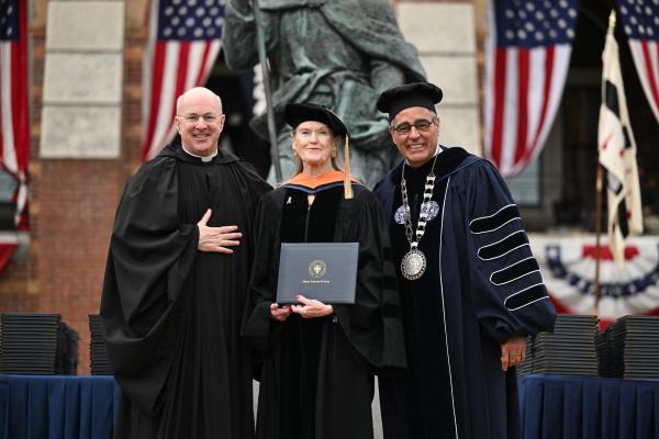 Captain Mary Jo O’Dwyer Majors, R.N., M.S.N., Nurse Corps, U.S.N.R. (RET.) ’69, HD ’24 
