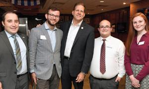 Gov. Chris Sununu with student ambassadors