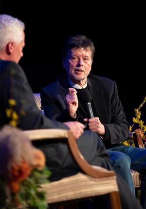 Ken Burns speaks with Gary Bouchard