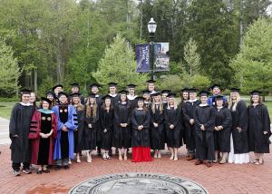 Group photo of first Master's class