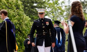 Jack Schoonmaker was commissioned into the Marine Corps on Sat. May 21.