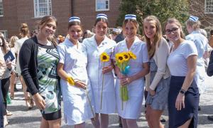 Newly pinned nurses at 2022 ceremony