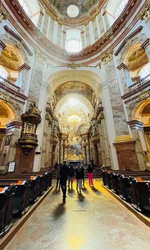 Inside of a chapel in Vienna