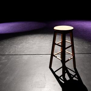 Stool on a stage