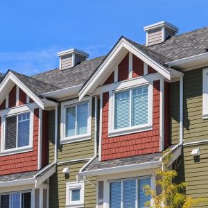 Row of townhouses