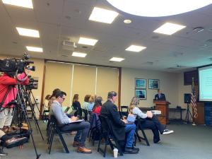 NH Secretary of State giving a talk in the NHIOP