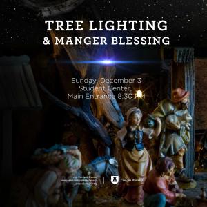 Manger blessing poster