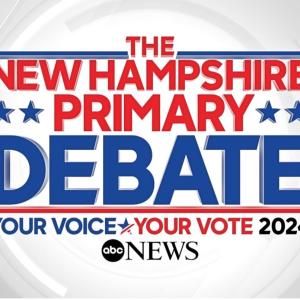 ABC Presidential Primary Debate 2024 poster