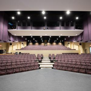 Interior image of the Koonz theatre at Saint Anselm College