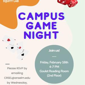 Community game night poster