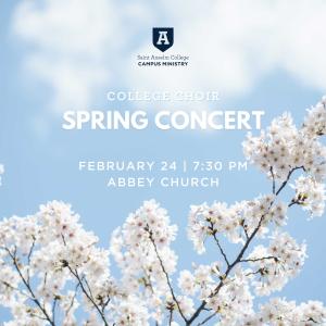 Spring concert poster