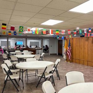 A view of the Saint Raphael Community Center