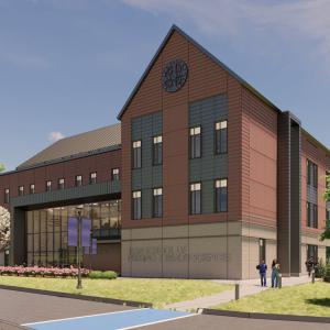 Mockup of Grappone Hall
