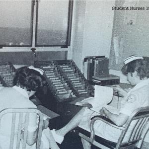 Photo of student nurses in 1965