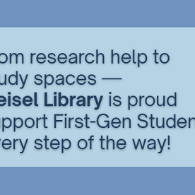 Supporting First Generation College Students