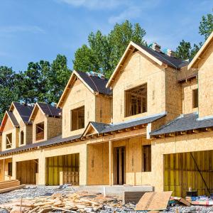 townhouses under construction