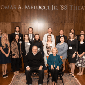 Thomas and Gail Melucci with Thomas A. Melucci Jr. Memorial Endowed Scholarship recipients