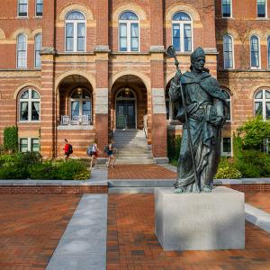 alumni hall courtyard