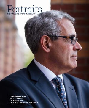 President Favazza on the cover of Portraits - Fall/Winter 2020