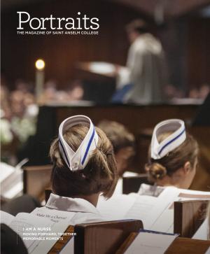 Nursing pinning ceremony on the cover of Portraits - Spring/Summer 2020