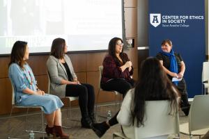 Panelists from the Women of Influence program