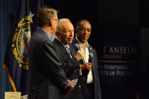 Special guests senator Joe Lieberman, (D-CT), Governor Pat McCrory (R-NC), and Dr. Benjamin F. Chavis, Jr., civil rights leader
