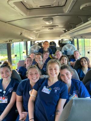 Nursing students in Costa Rica