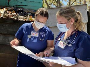 Nursing students in Costa Rica