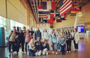 Students headed to Normandy, France