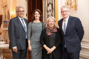 President Joseph A. Favazza, Ph.D., Jean Egan ’97, Paddy Favazza, Ed.D., James Flanagan