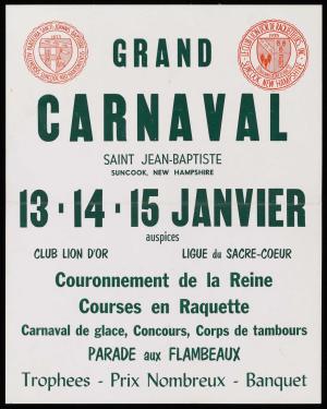 A poster for a Franco-American parade