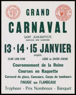 A poster for a Franco-American parade
