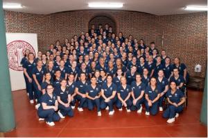 Nursing students of the class of 2026 gathered for the blessing of the hands