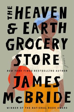 Book cover reading "The Heaven and Earth Grocery Store by James McBride"