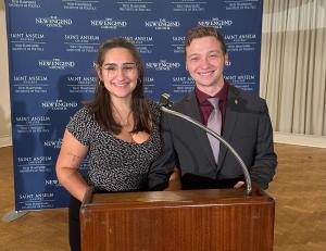 Isabella Langella ’25 and Michael McLaughlin ’25