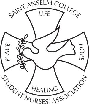Saint Anselm College Student Nurse's Association logo