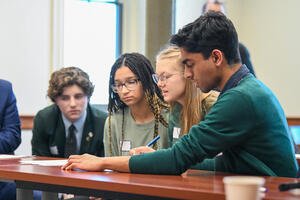 Ethics Bowl students