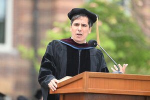 Carlos Lozada, MPA, delivers commencement address, "How to Read Like a Human."