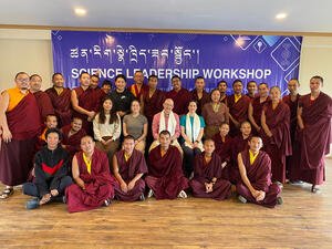 Emma Goulet Teaches Science with the Monks