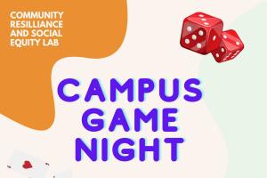 Community game night poster