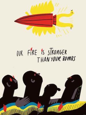 Cover art for our fire is stronger than your bombs
