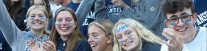 Students at a pep rally